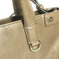 BVLGARI S.Bulgari logo Bag, Tote Bag, 2-Way Bag, Handbag Shoulder Bag Leather gray Used