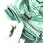 PRADA triangle logo triangle logo plate bag backpack Backpack Satin Green Used