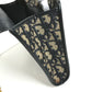 Dior vintage Trotter logo Shoulder bag, flap shoulder bag, 2-way bag, clutch bag Shoulder Bag Leather/Canvas Navy Used
