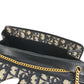 Dior vintage Trotter logo Shoulder bag, flap shoulder bag, 2-way bag, clutch bag Shoulder Bag Leather/Canvas Navy Used