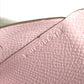 HERMES Business Card Holder Pass Case Calvi Duo Calvi Duo Card Case Coin Compartment Wallet coin purse Folded wallet Epsom mauve pail pink Used