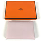 HERMES Business Card Holder Pass Case Calvi Duo Calvi Duo Card Case Coin Compartment Wallet coin purse Folded wallet Epsom mauve pail pink Used
