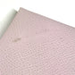 HERMES Business Card Holder Pass Case Calvi Duo Calvi Duo Card Case Coin Compartment Wallet coin purse Folded wallet Epsom mauve pail pink Used