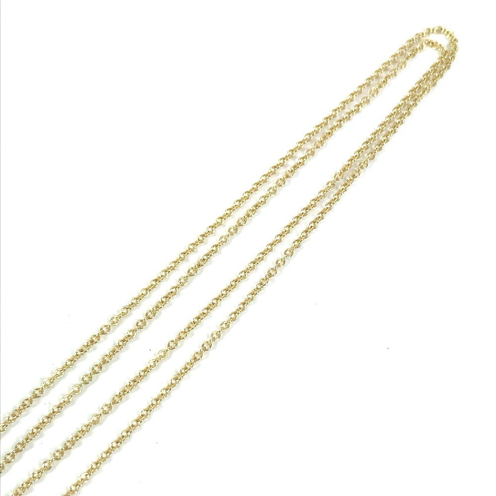 TIFFANY&Co. Diamond By the Yard Diamond 1PD Chain Necklace Accessory 18K Gold K18 Necklace Au750 Gold Used