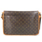 LOUIS VUITTON M42249 Monogram GibeciereGM Gibeciere GM Flap Crossbody Bag Messenger Bag Shoulder Bag MonogramCanvas Brown Used