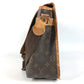 LOUIS VUITTON M42249 Monogram GibeciereGM Gibeciere GM Flap Crossbody Bag Messenger Bag Shoulder Bag MonogramCanvas Brown Used