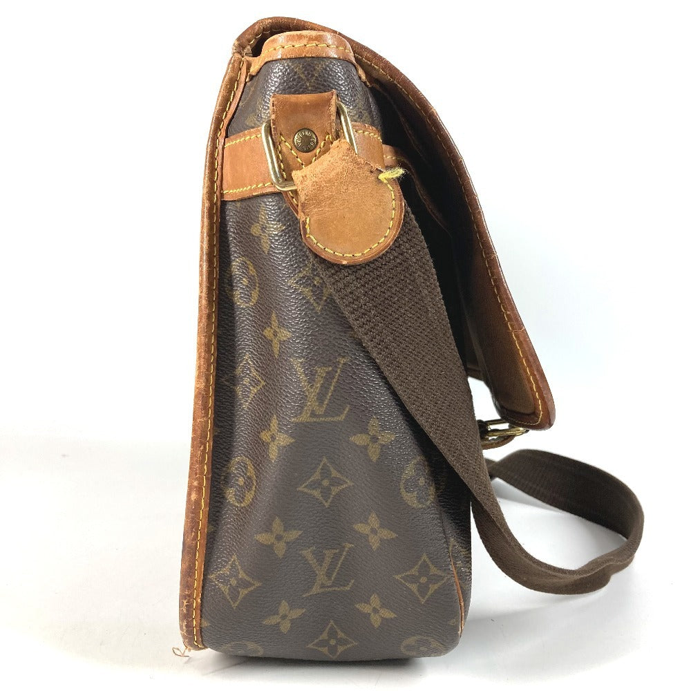 LOUIS VUITTON M42249 Monogram GibeciereGM Gibeciere GM Flap Crossbody Bag Messenger Bag Shoulder Bag MonogramCanvas Brown Used