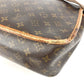 LOUIS VUITTON M42249 Monogram GibeciereGM Gibeciere GM Flap Crossbody Bag Messenger Bag Shoulder Bag MonogramCanvas Brown Used