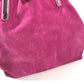 TIFFANY&Co. reversible logo Tote Bag with pouch Hand Bag suede / Leather pink Used