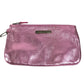 TIFFANY&Co. reversible logo Tote Bag with pouch Hand Bag suede / Leather pink Used