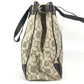 VERSACE Logo Medusa Shoulder Bag Tote Bag Shoulder Bag Leather/Canvas Beige/Brown Used