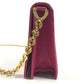 VERSACE Rhinestone Bijoux Logo Flap Chain Bag Crossbody bag Pochette Shoulder Bag Leather pink/Gold Used