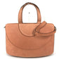 BVLGARI 2WAY bag Bag Crossbody Tote Bag Shoulder Bag Hand Bag Nubuck Orange Based Used