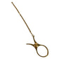 HERMES Fillu Glove Holder Charm Bag Charm Gloves Glove holder Metal Gold Used