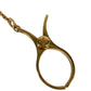 HERMES Fillu Glove Holder Charm Bag Charm Gloves Glove holder Metal Gold Used