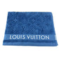 LOUIS VUITTON R94008 Monogram Not for sale Beach towel Bath towel Interior Throw Blanket towel cotton blue Used