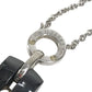 CHANEL K18 Gold 18K Diamond Ultra Pendant Chain Necklace Accessories Jewelry Necklace Au750 Black/Silver Used