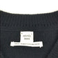 HERMES logo Apparel Long-sleeved tops Long-sleeved knit knit Cashmere Black Used