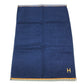 HERMES Vis Versa guest towels Sports towel, face towel towel cotton blue Used