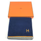 HERMES Vis Versa guest towels Sports towel, face towel towel cotton blue Used