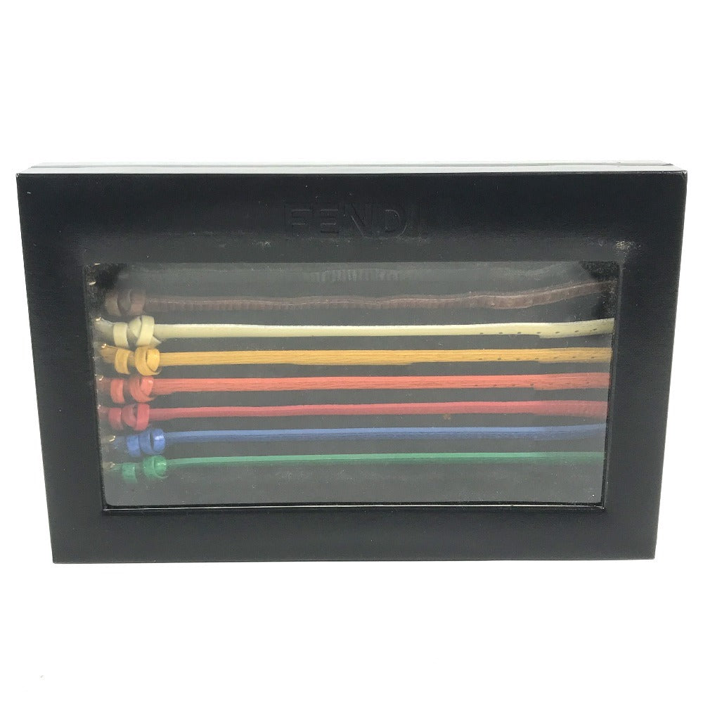 FENDI 640L Changeable Belt - 7 Colors - Chameleon Replacement watch strap only Wristwatch Leather Multicolore Used