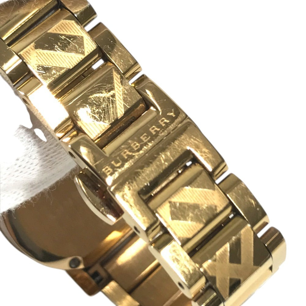 BURBERRY BU9235 ロゴ Check Watches Women's Watches Wristwatch Metal Rose Gold Pink Gold Used