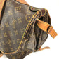 LOUIS VUITTON M42252 Monogram Saumur43 Saumur 43 Crossbody flap bag Shoulder Bag MonogramCanvas Brown Used