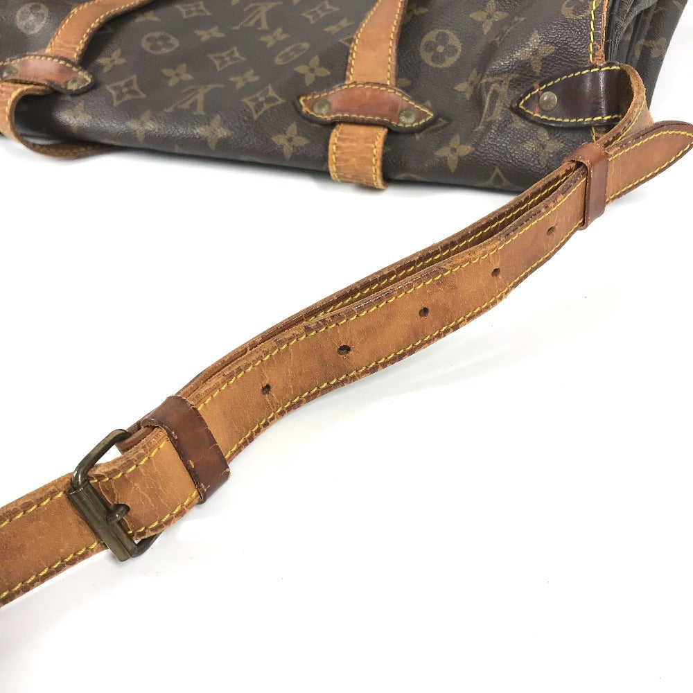 LOUIS VUITTON M42252 Monogram Saumur43 Saumur 43 Crossbody flap bag Shoulder Bag MonogramCanvas Brown Used