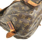 LOUIS VUITTON M42252 Monogram Saumur43 Saumur 43 Crossbody flap bag Shoulder Bag MonogramCanvas Brown Used