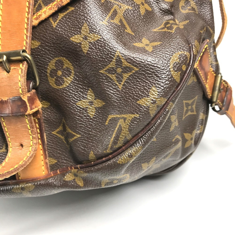 LOUIS VUITTON M42252 Monogram Saumur43 Saumur 43 Crossbody flap bag Shoulder Bag MonogramCanvas Brown Used