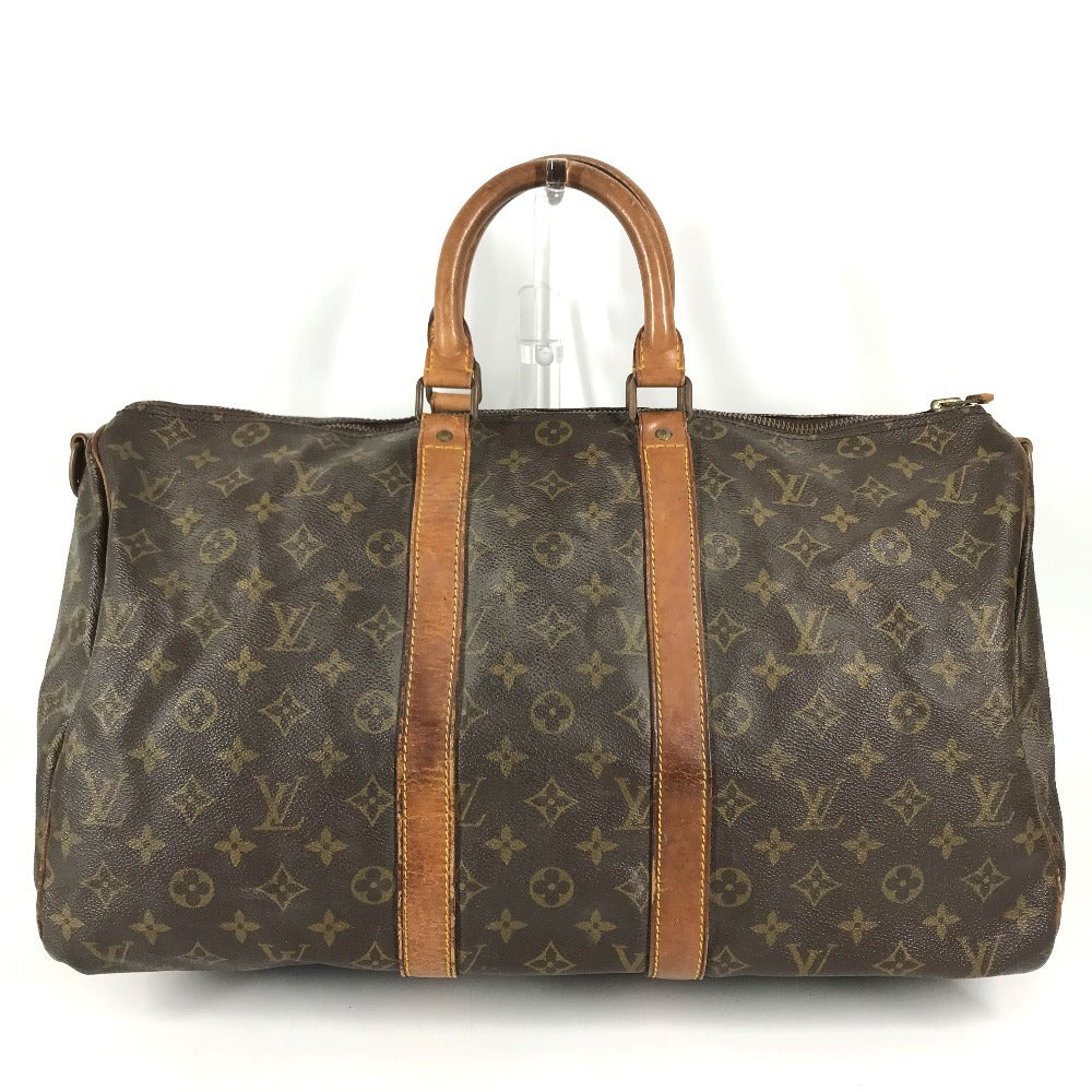 LOUIS VUITTON M41418 Monogram Old Model Outie KeepallBandouliere45 KeepallBandouliere 45 Bags Travel Bags Travel Bags Duffle Bag MonogramCanvas Brown Used