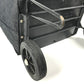 FENDI vintage Zucca Logo Suitcase Trunk 2-wheel travel bag Carry Bag Canvas Black Used