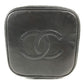 CHANEL CC CC Mark logo vintage Matelasse Quilted Vanity Bag Bag, Box, Makeup Box, Pouch Hand Bag Leather Black Used
