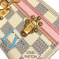 LOUIS VUITTON N60109 ダミエ アズ―ル サマートランクコレクション ポルトフォイユ クレマンス 長財布 ダミエアズールキャンバス レディース ホワイト