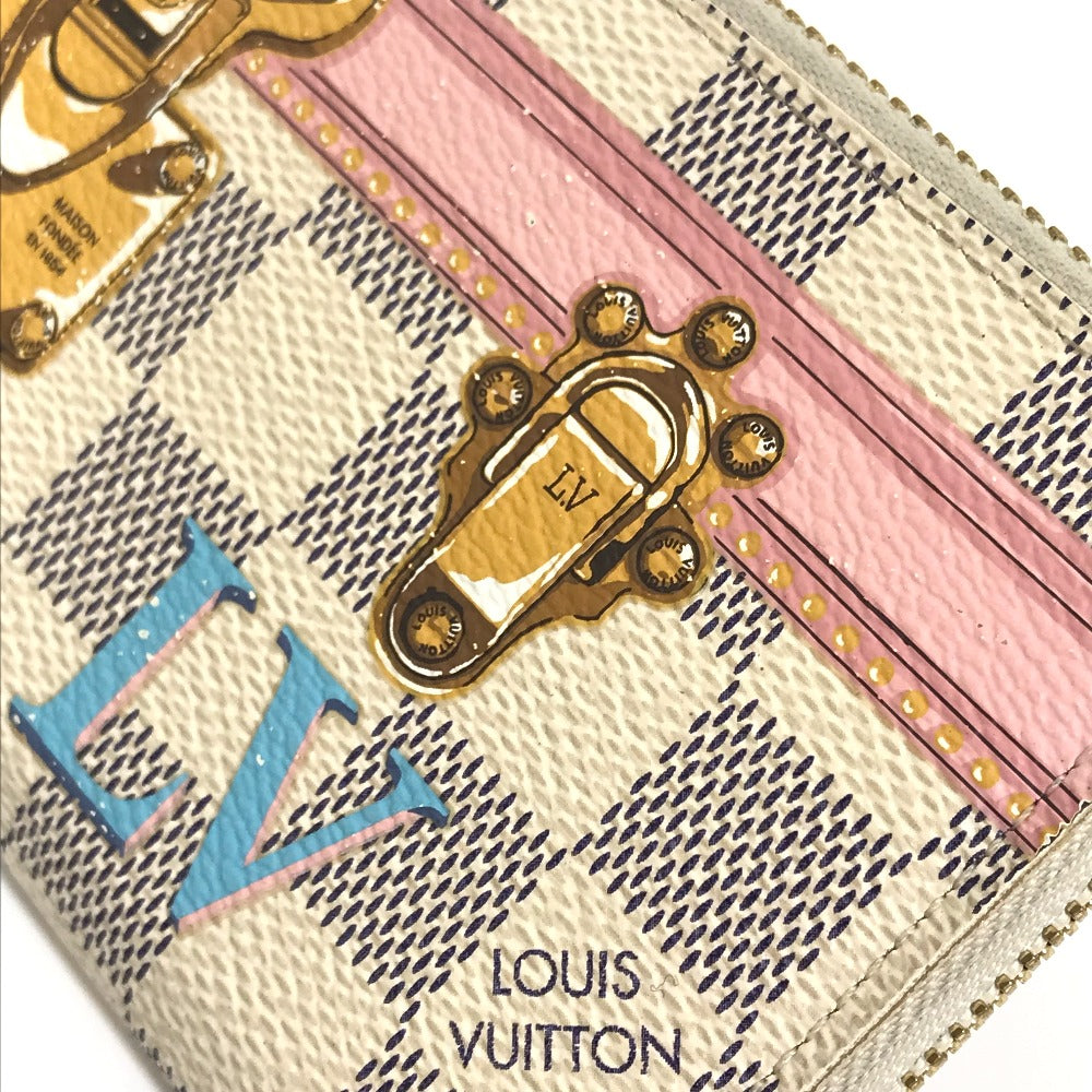LOUIS VUITTON N60109 ダミエ アズ―ル サマートランクコレクション ポルトフォイユ クレマンス 長財布 ダミエアズールキャンバス レディース ホワイト