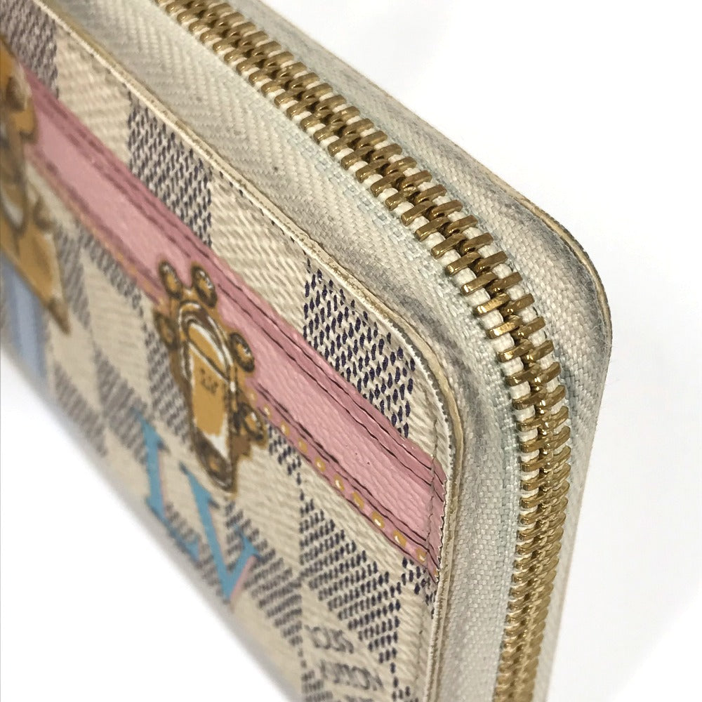 LOUIS VUITTON N60109 ダミエ アズ―ル サマートランクコレクション ポルトフォイユ クレマンス 長財布 ダミエアズールキャンバス レディース ホワイト