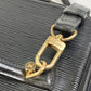 LOUIS VUITTON M48012 エピ ニース カバン 2WAY バニティバッグ ショルダーバッグ エピレザー レディース ブラック