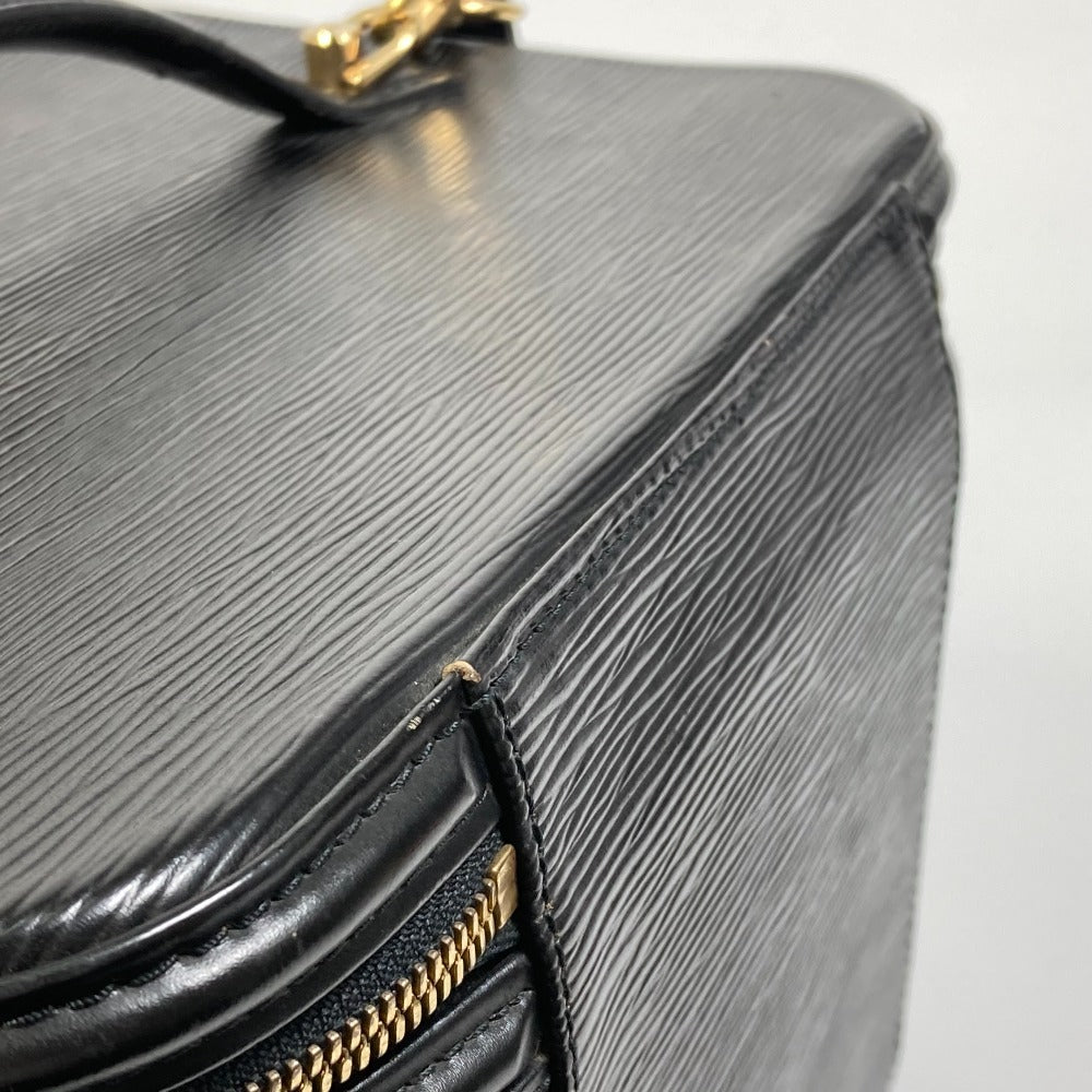 LOUIS VUITTON M48012 エピ ニース カバン 2WAY バニティバッグ ショルダーバッグ エピレザー レディース ブラック