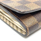 LOUIS VUITTON N63179 Damier Portefeuille Sarah Bifold Wallet, Long Wallet, Damier Canvas, Women's, Ebene, Brown