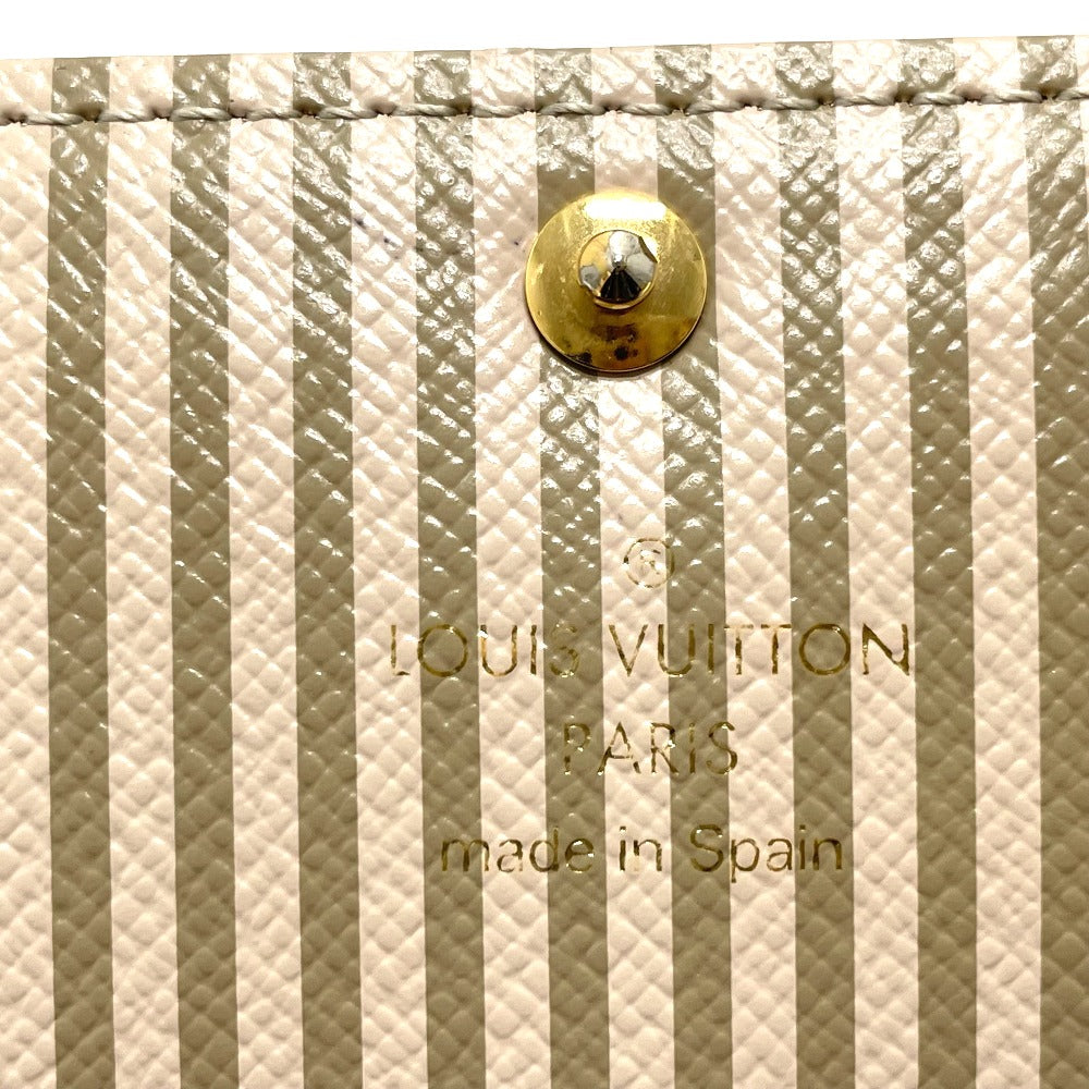 LOUIS VUITTON N63179 Damier Portefeuille Sarah Bifold Wallet, Long Wallet, Damier Canvas, Women's, Ebene, Brown