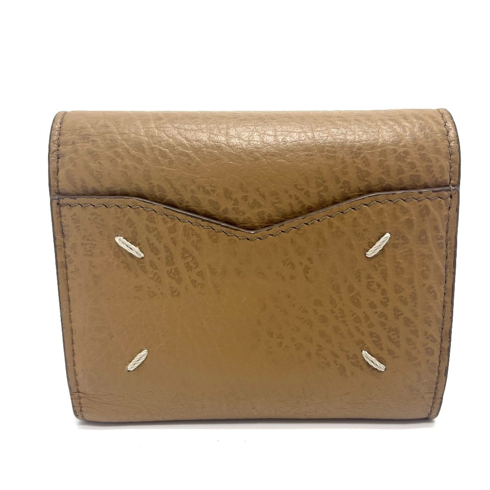Maison Margiela S56UI0136 Envelope Wallet, Mini Wallet, Tri-fold Leather Wallet, Women's, Beige