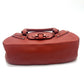 Salvatore Ferragamo 7899 Leather Handbag for Women in Terracotta and Red