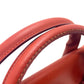 Salvatore Ferragamo 7899 Leather Handbag for Women in Terracotta and Red