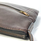 LOUIS VUITTON M93453 Utah Pochette, Shawnee MM, Crossbody Shoulder Bag, Utah Leather, Men's, Cafe Brown