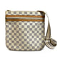 LOUIS VUITTON N51112 Damier Azur Pochette Bosphore Crossbody Shoulder Bag in Damier Azur Canvas, Women's, Azure White