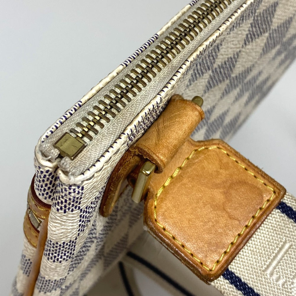 LOUIS VUITTON N51112 Damier Azur Pochette Bosphore Crossbody Shoulder Bag in Damier Azur Canvas, Women's, Azure White