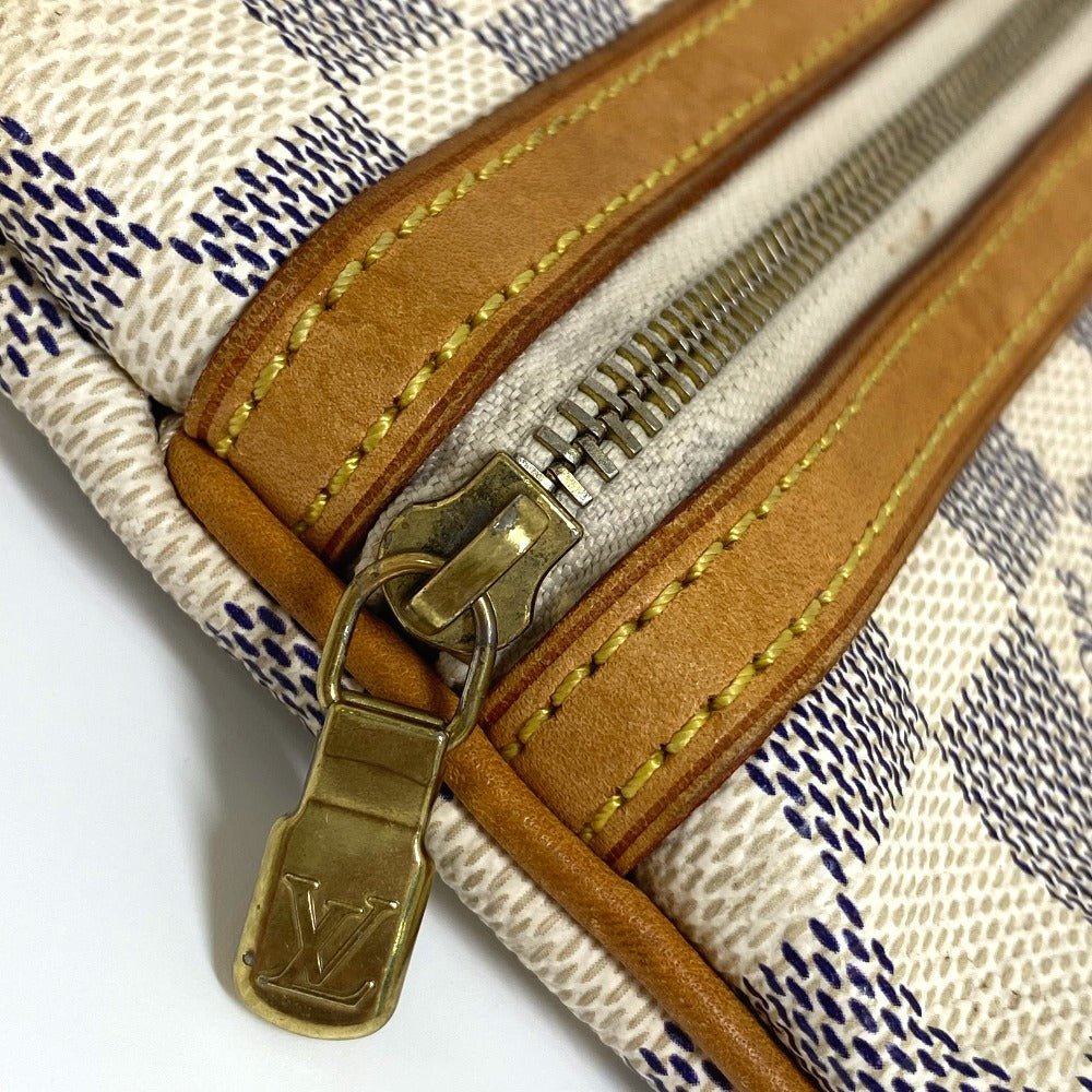 LOUIS VUITTON N51112 Damier Azur Pochette Bosphore Crossbody Shoulder Bag in Damier Azur Canvas, Women's, Azure White