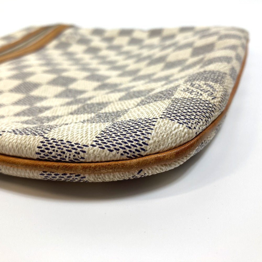 LOUIS VUITTON N51112 Damier Azur Pochette Bosphore Crossbody Shoulder Bag in Damier Azur Canvas, Women's, Azure White