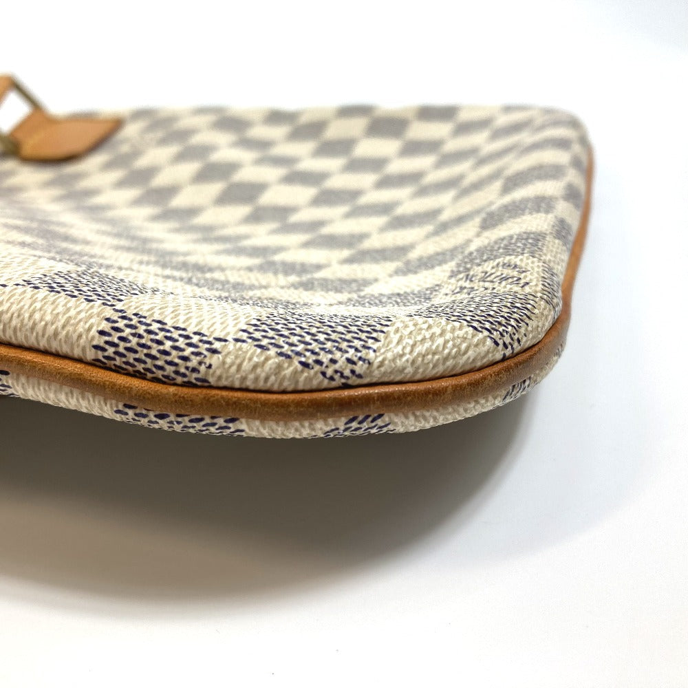 LOUIS VUITTON N51112 Damier Azur Pochette Bosphore Crossbody Shoulder Bag in Damier Azur Canvas, Women's, Azure White