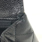 CHANEL Coco Mark CC Matelasse Quilted Tote Bag in Caviar Leather, Black
